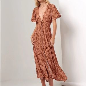 Kivari Stella Leopard Maxi Dress
